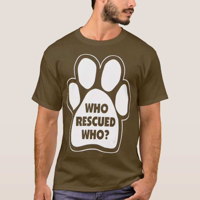 Camiseta Resgate de Cachorro Engraçado (Frente)
