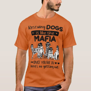 Camiseta Resgate De Cães É Como O Resgate De Cachorros Da M