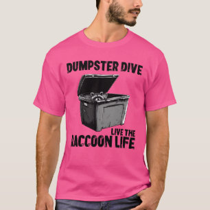 Camiseta Resgate de Comida de Guaxinim que Bisbilhota Lixei