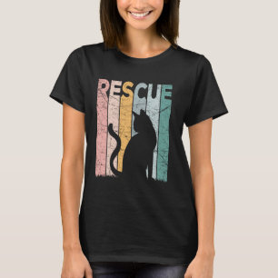 Camiseta Resgate de Gatos Gato Vintage Resgatador de Gatos