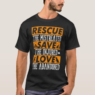 Camiseta Resgate Maltratado Salve Ferido Amor Os Abandonado