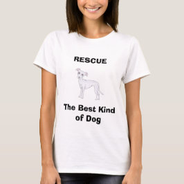 Camiseta Resgate...o melhor tipo de cão