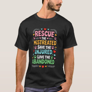 Camiseta Resgate os maltratados salve os feridos ame os ab