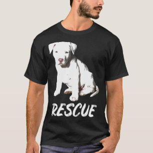 Camiseta Resgate Pitbull Cães Cães Cães Filhos Excelente