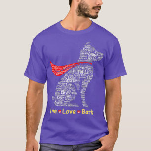 Camiseta Resgate Presentes do Cachorro Adotados - Mulheres
