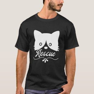 Camiseta Resgate um Gato Adote Não Compre Vintage Arco-íris