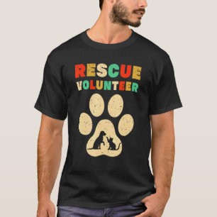 Camiseta Resgate Voluntário Abrigo Animal Cachorro Gato Amo