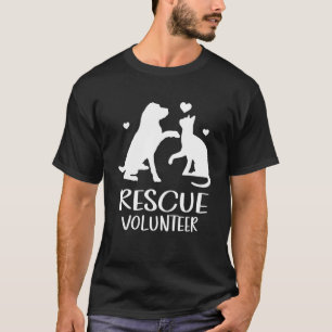 Camiseta Resgate Voluntário Abrigo Animal Cachorro Gato Amo