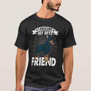 Camiseta Resgatei Minha Melhor Amiga Adoção De Cachorro Sal