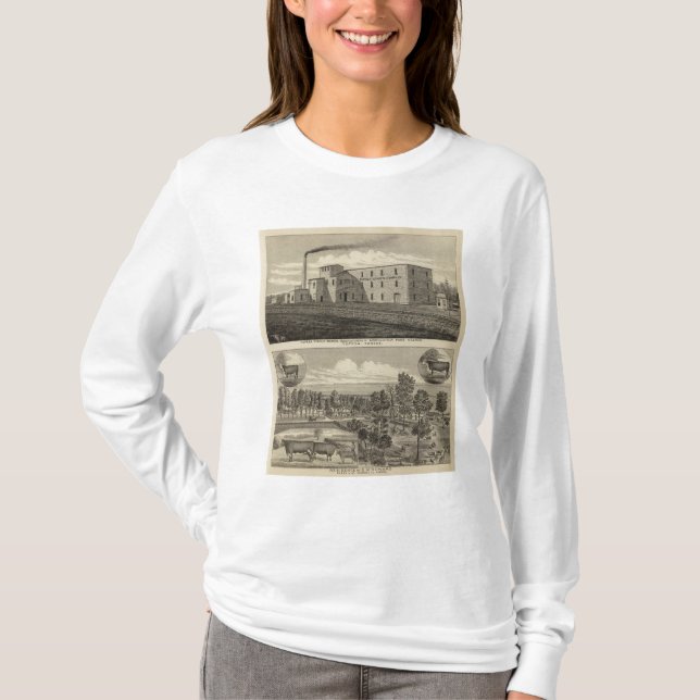 Camiseta Residência de Worksand do amido do Topeka de DM (Frente)