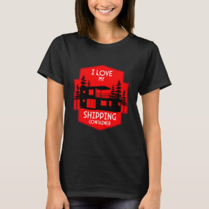 Camiseta Residência do Contentor de Entrega