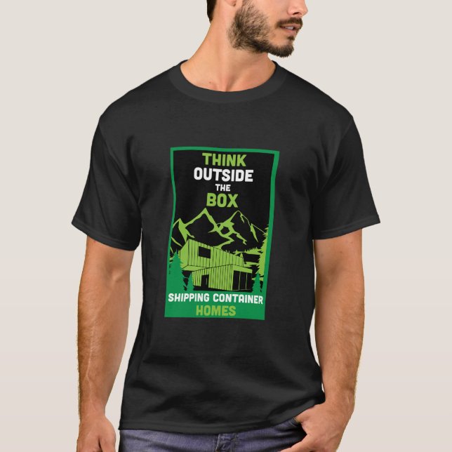 Camiseta Residência do Contentor de Entrega (Frente)