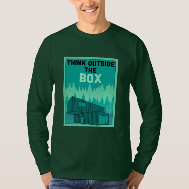 Camiseta Residência do Contentor de Entrega (Frente)