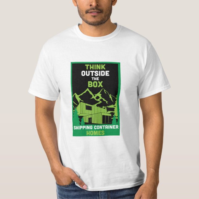 Camiseta Residência do Contentor de Entrega (Frente)