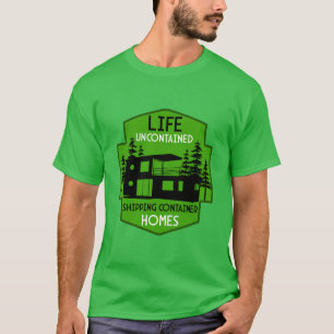 Camiseta Residência do Contentor de Entrega