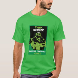 Camiseta Residência do Contentor de Entrega