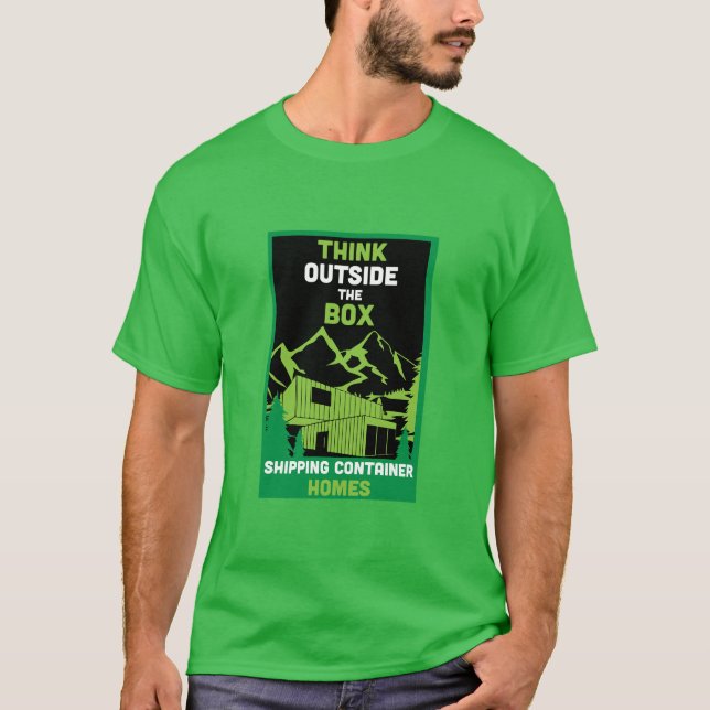 Camiseta Residência do Contentor de Entrega (Frente)