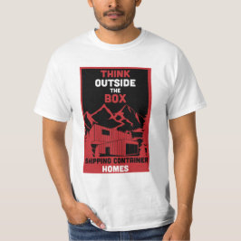 Camiseta Residência do Contentor de Entrega