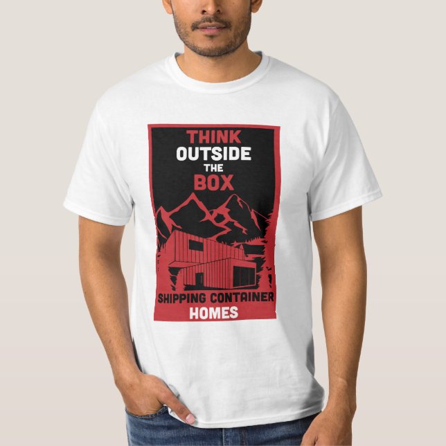 Camiseta Residência do Contentor de Entrega (Frente)