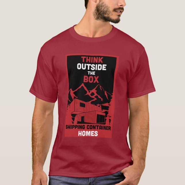 Camiseta Residência do Contentor de Entrega (Frente)