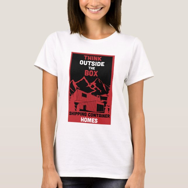 Camiseta Residência do Contentor de Entrega (Frente)