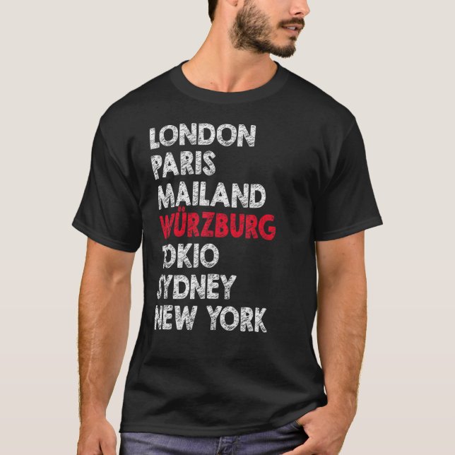 Camiseta Residência Metropolis em Würzburg é uma ideia orgu (Frente)
