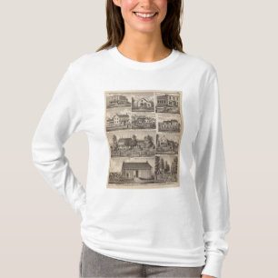 Camiseta Residências e construções de fazenda, Owatonna,