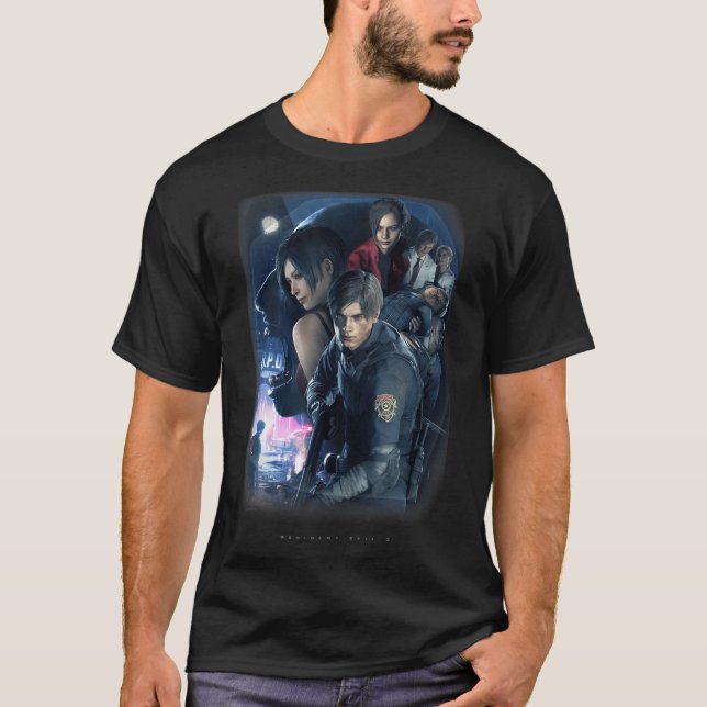 Camiseta RESIDENT EVIL 2 girl vintage (Frente)