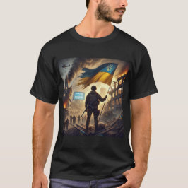 Camiseta Resiliência Entre As Ruínas Da Guerra