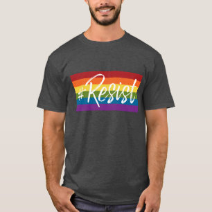 Camiseta #Resist - Amor Trumps Hate - Anti Donald Trump