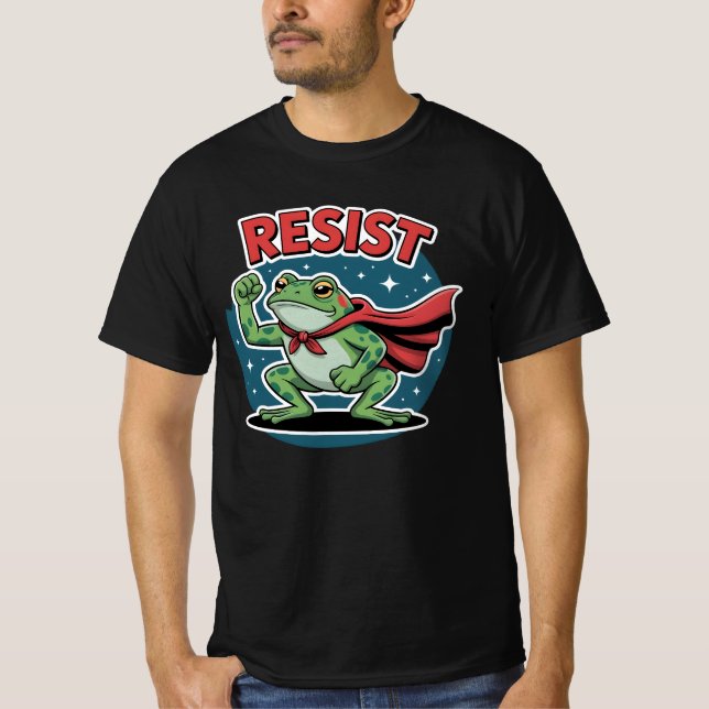 Camiseta Resist Frog Portland Frog Protest for Men Women (Frente)