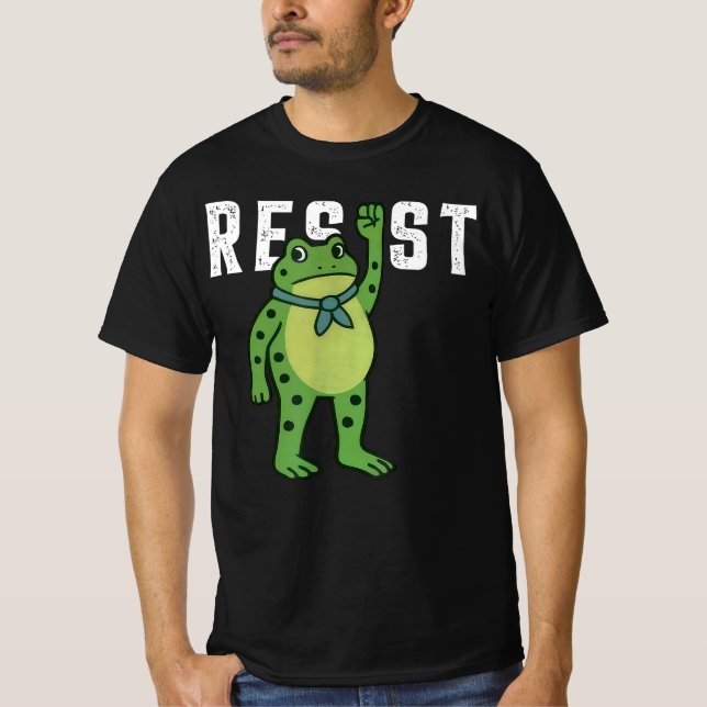 Camiseta Resist Frog Portland Frog Protest for Men Women (Frente)