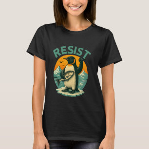 Camiseta RESIST PENGUIN Resistir ao Pinguim Ativis