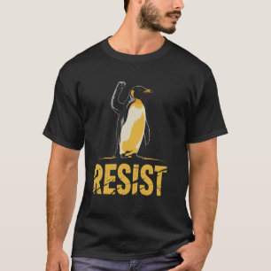 Camiseta RESIST Pinguim - Nós Apoiamos os Pinguins - Divert