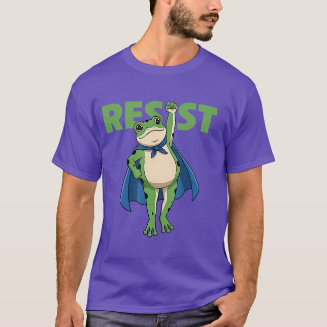 Camiseta Resist Portland 2025 Frog Empower Justice Equality (Frente)