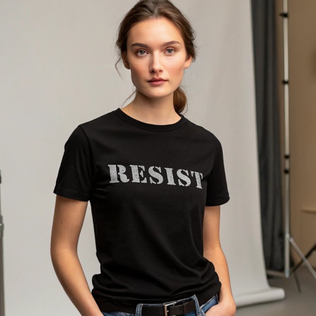 Camiseta RESIST - Prepare-se para a marcha de protesto pelo (Criador carregado)