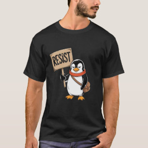 Camiseta Resist Retro Vintage Os Pinguins Homens Mulheres D
