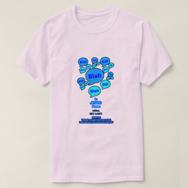 Camiseta Resist the devil - Blue Logo - (Frente do Design)