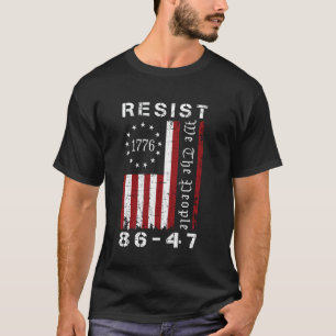 Camiseta Resista 8647 86 47 Protesto Nós O Povo Bandeira Sa