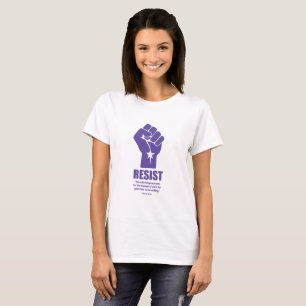 Camiseta Resista: "A única coisa necessária para… "