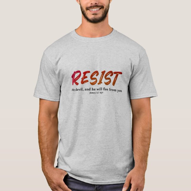 Camiseta Resista ao Diabo (Frente)