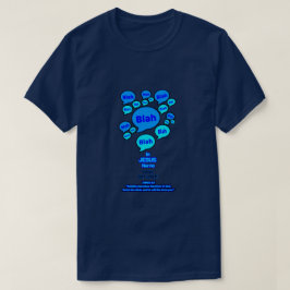 Camiseta Resista ao diabo - Logotipo Azul -