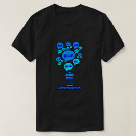 Camiseta Resista ao diabo - Logotipo Azul -