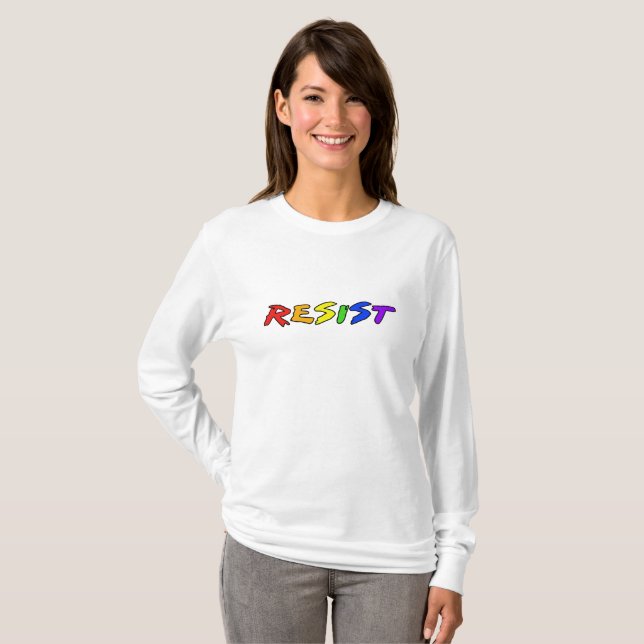 Camiseta Resista com Orgulho (até 3x!) (Frente Completa)