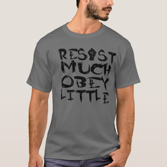 Camiseta Resista muito obedecem pouco (Frente)