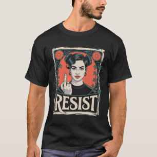 Camiseta Resista Novo Muito Anti-trump Mulheres Feminista