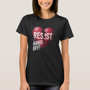 Camiseta Resista Resistência Estátua da Liberdade Mãos Fora