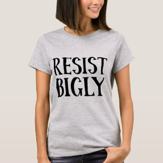 Camiseta Resista roupa da resistência do trunfo de Bigly o