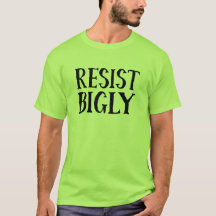 Resista roupa da resistência do trunfo de Bigly o