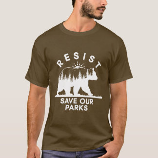 Camiseta Resista Salve Nossos Parques Alternativa Us Parque